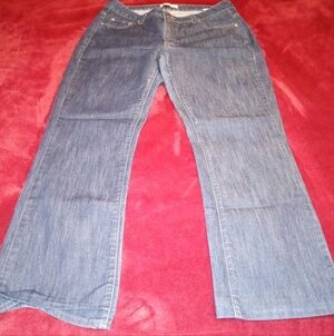 Lee Women's Dark Blue Flared Jeans